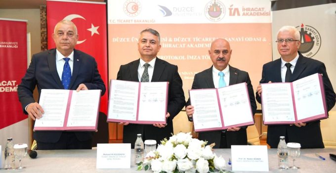 İhracat Akademisi Protokolü İmzalandı